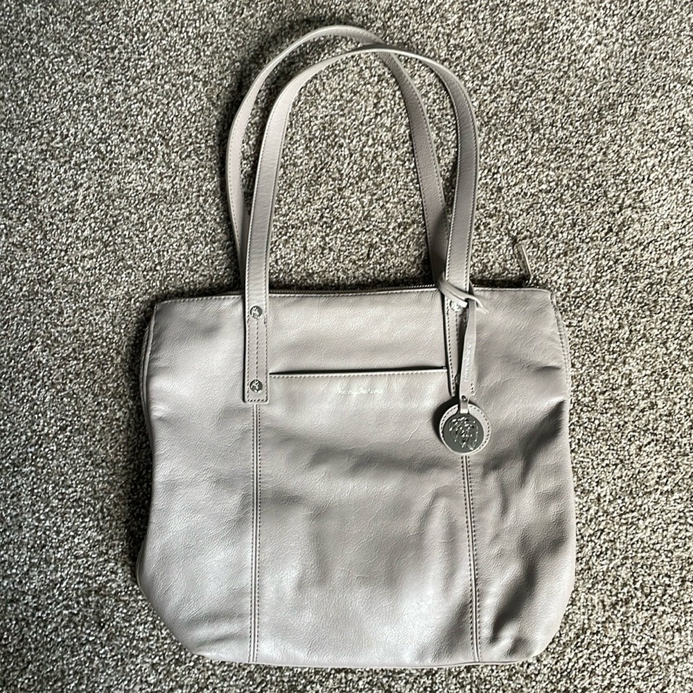 Tommy Bahama genuine leather Lido Key tote